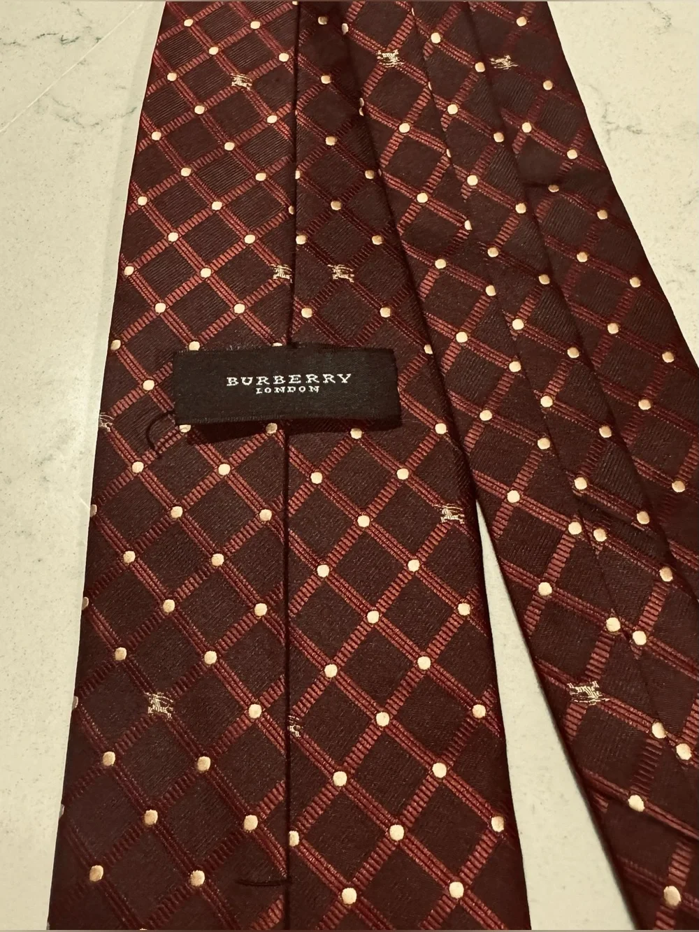 Burberry red gold